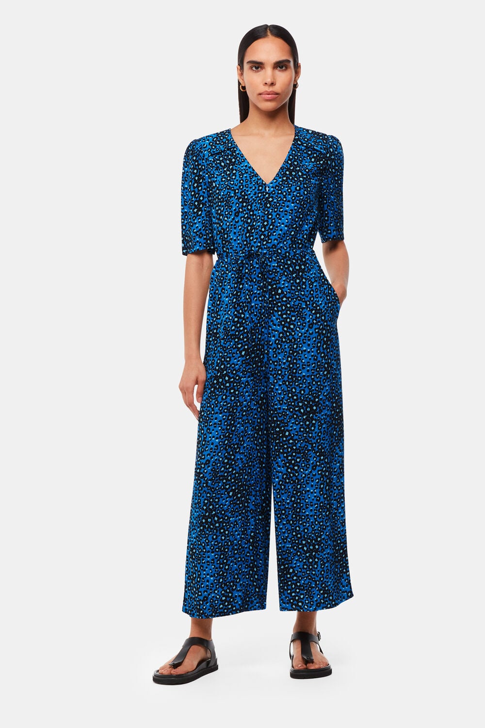 Painted Leopard Jumpsuit